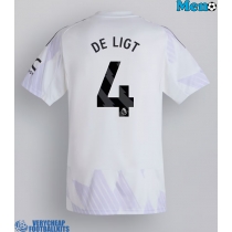 Manchester United Matthijs de Ligt #4 Replica Away Shirt 2025-26 Short Sleeve